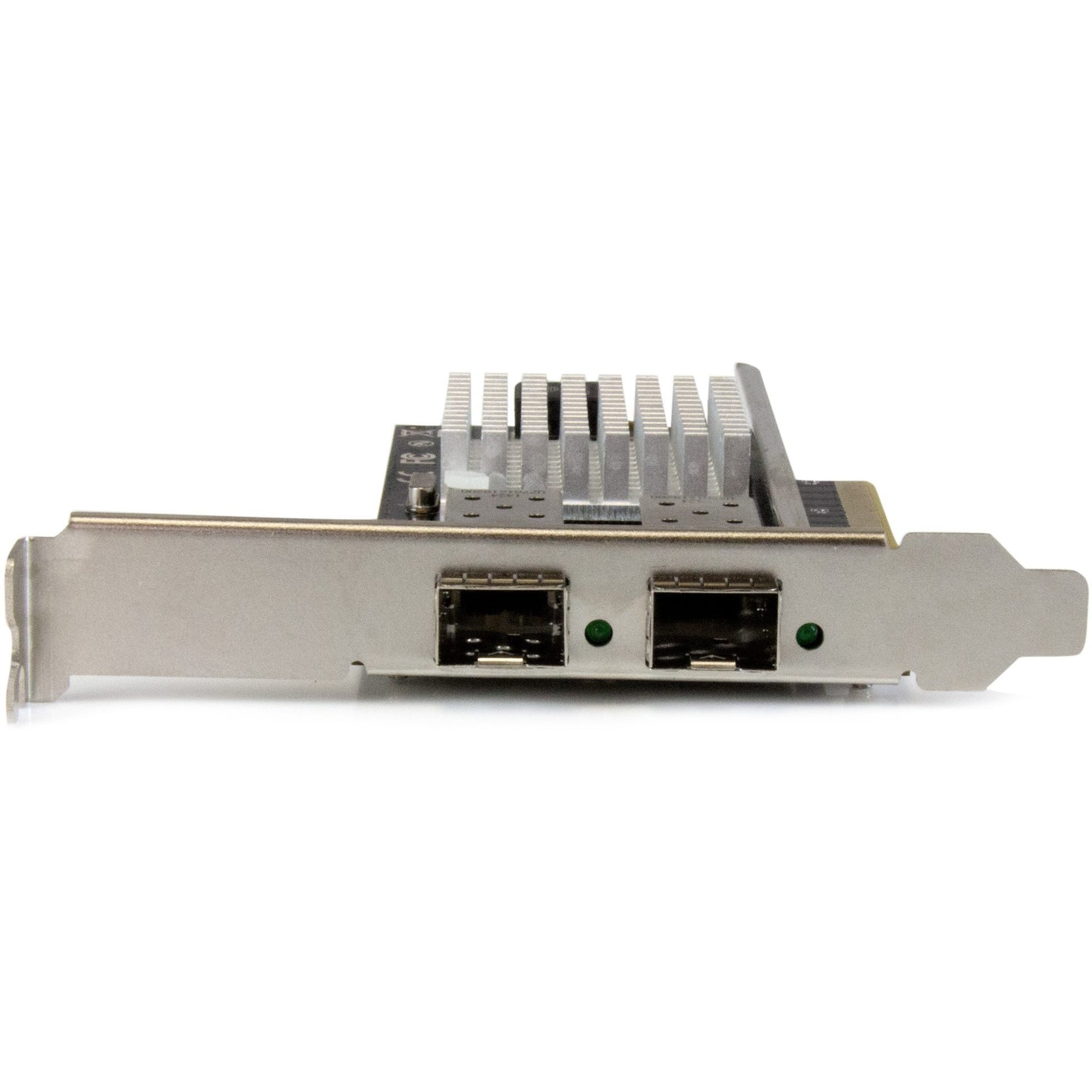 StarTech.com - ستار تك  بطاقة شبكة ليفية 10 جيجا بايت بـ 2 منفذ مع SFP+ - PCIe، رقاقة إنتل، توصيل إيثرنت عالي السرعة