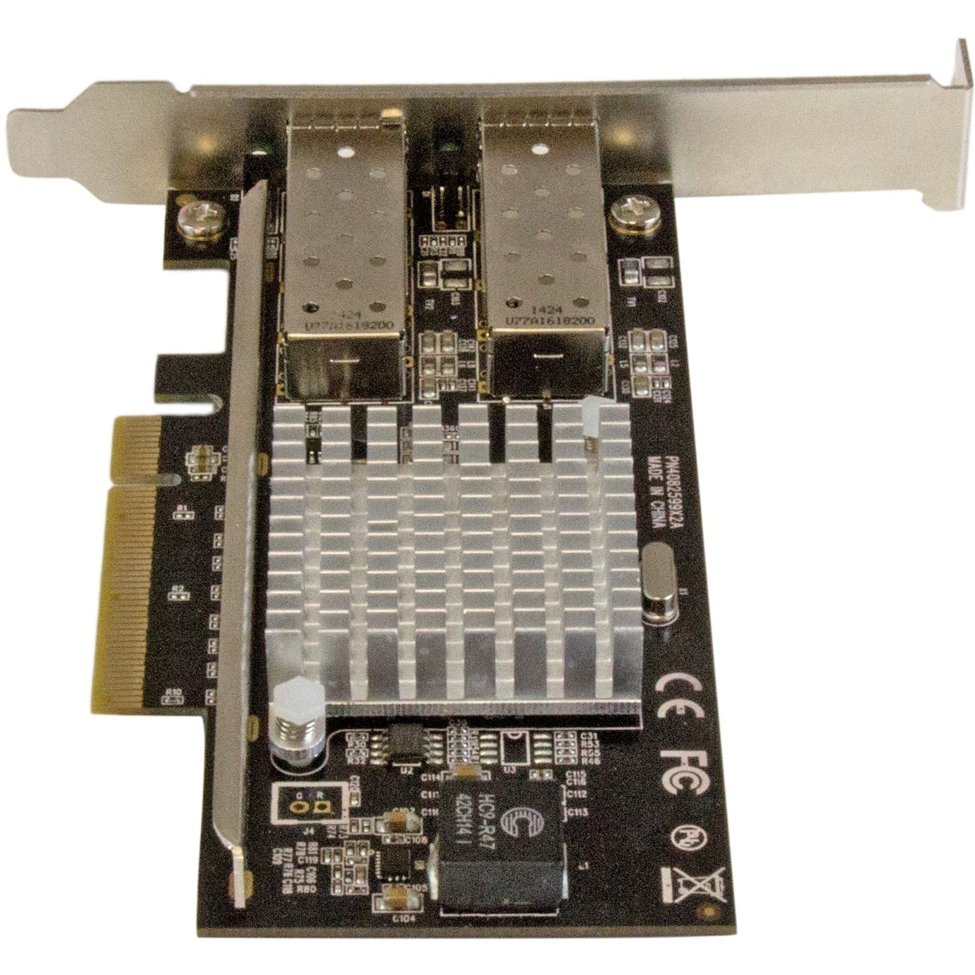 Marca: StarTech.com Tarjeta de red de fibra de 2 puertos 10G con SFP+ abierto - PCIe Chip Intel Conectividad de Ethernet de alta velocidad