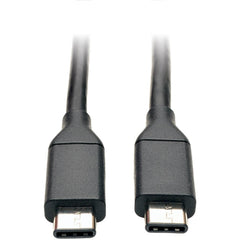 Tripp Lite U420-003 USB 3.1 Gen 1 (5 Gbps) Cable USB Type-C (USB-C) M/M 3-ft. Length Fast Data Transfer  트립 라이트 U420-003 USB 3.1 Gen 1 (5 Gbps) 케이블 USB Type-C (USB-C) M/M 3-ft. 길이 빠른 데이터 전송