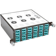 Tripp Lite N484-3M8-LC12 Cassette de Ruptura de 40 GB a 10 GB (x3) 8-Fibra OM4 MTP/MPO a (x12) Panel de Parcheo de Red LC Dúplex