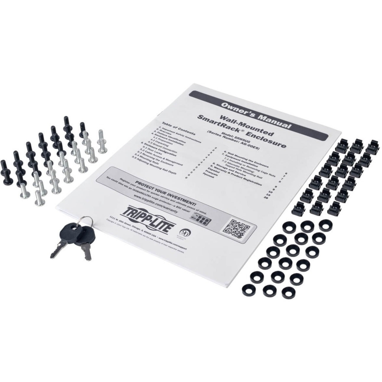 Installation kit components including mounting hardware and manual-alternate-image8