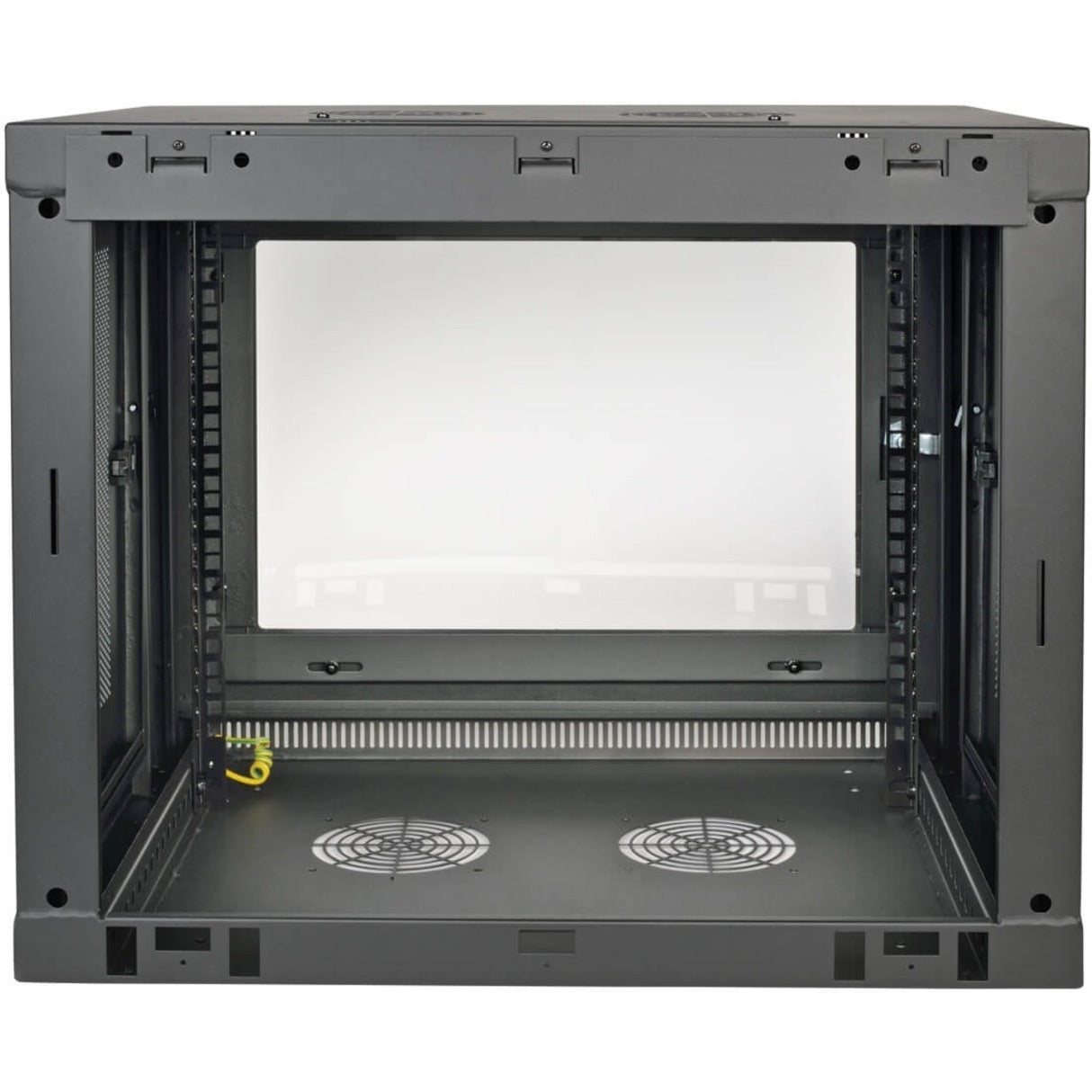 Cable management features and routing ports of SRW9UG rack enclosure-alternate-image4