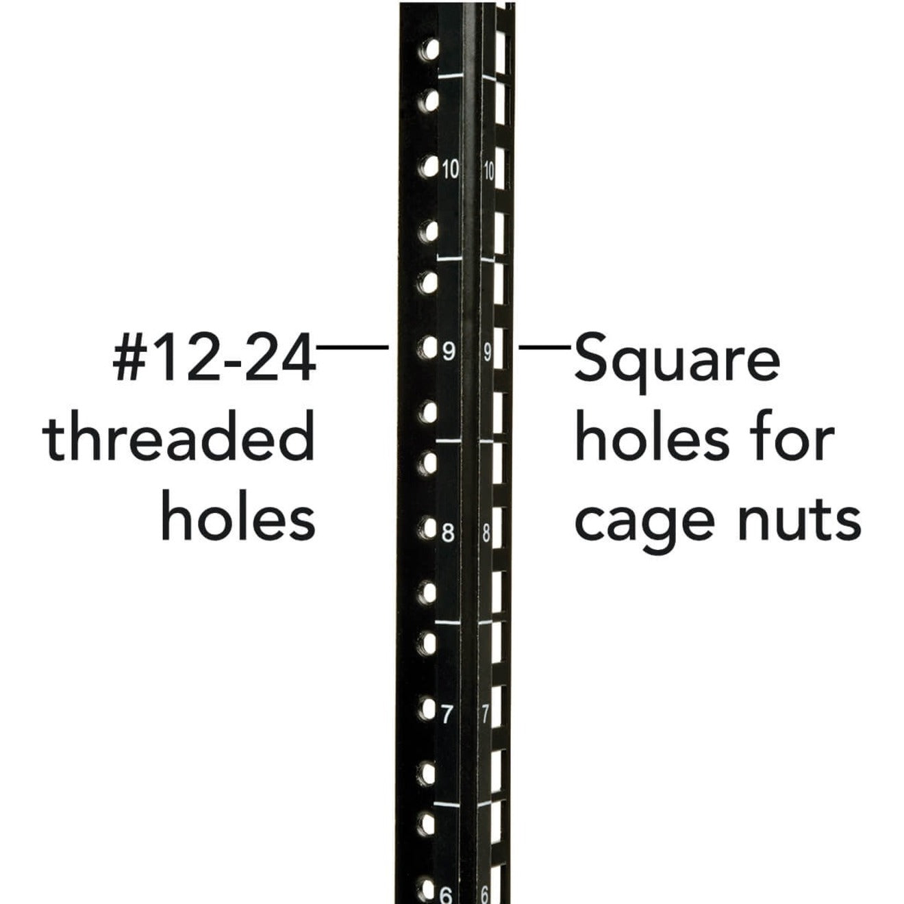 Detailed view of mounting rail holes and specifications-alternate-image7