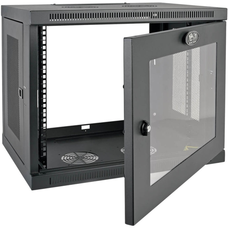 Side angle view of SRW9UG showing mounting features and door access