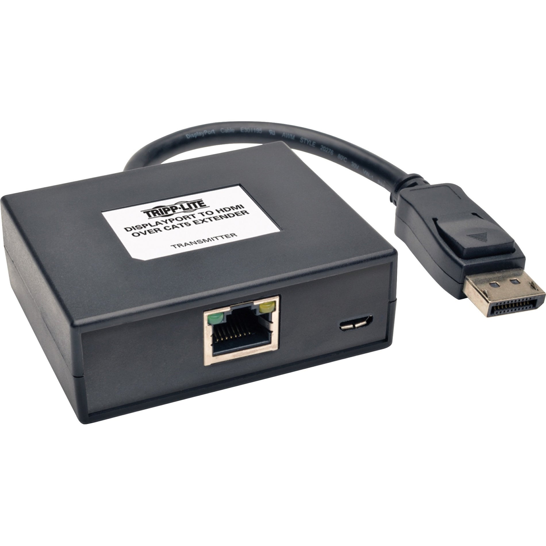 تريpp ليت B150-1A1-HDMI وحدة تحكم الفيديو / الموسع، دقة عالية كاملة 1920 × 1080، متوافقة مع TAA، USB، مخرج HDMI، DisplayPort، شبكة (RJ-45)، 2 منفذ USB، 1 مخرج HDMI، 2 منفذ شبكة (RJ-45)