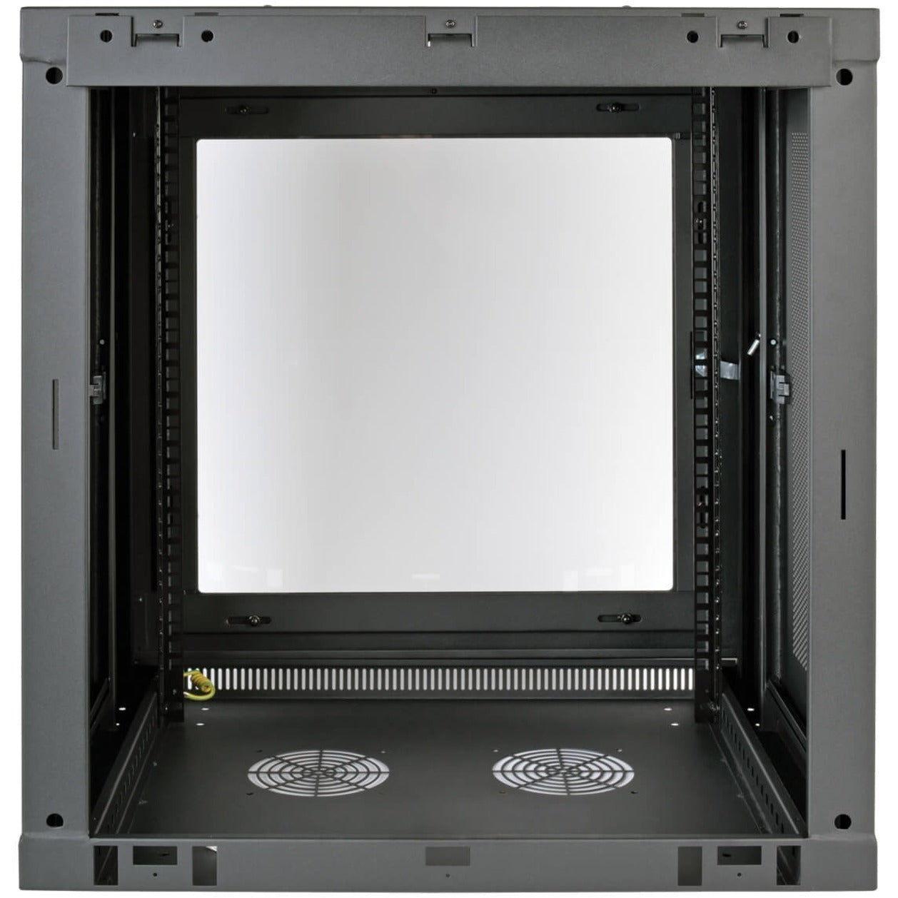 Close-up view of dual cooling fan system in rack enclosure-alternate-image4