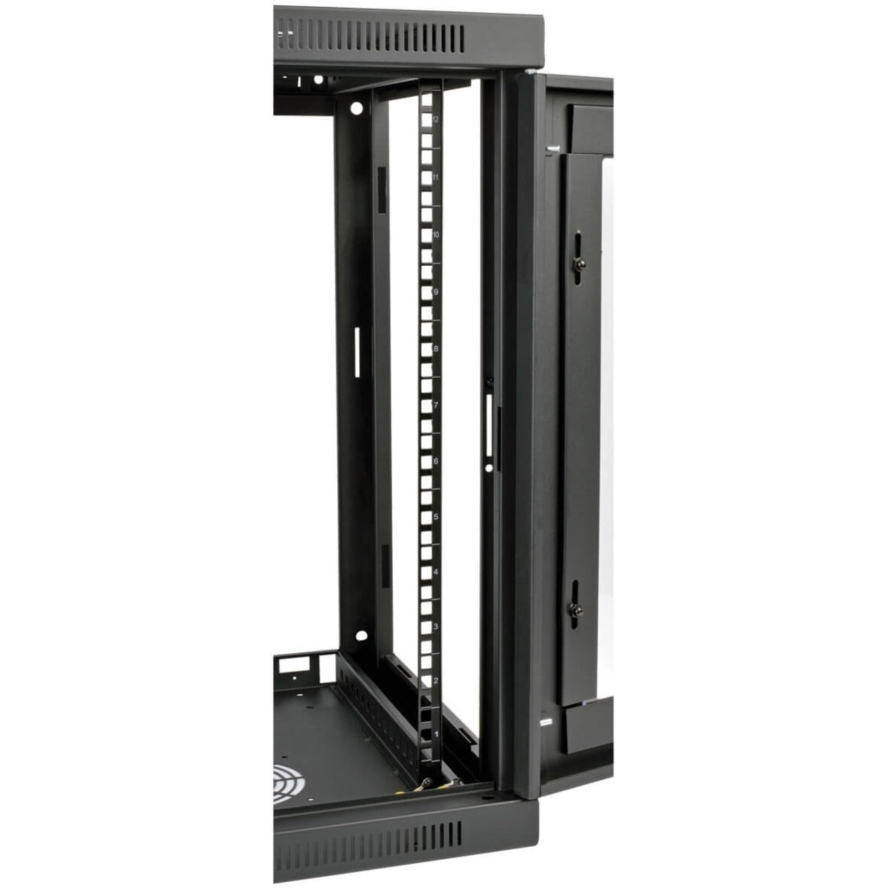 Tripp Lite SRW12UG SmartRack 12U Low-Profile Switch-Depth Wall-Mount Rack Enclosure Cabinet, 200 lb Capacity