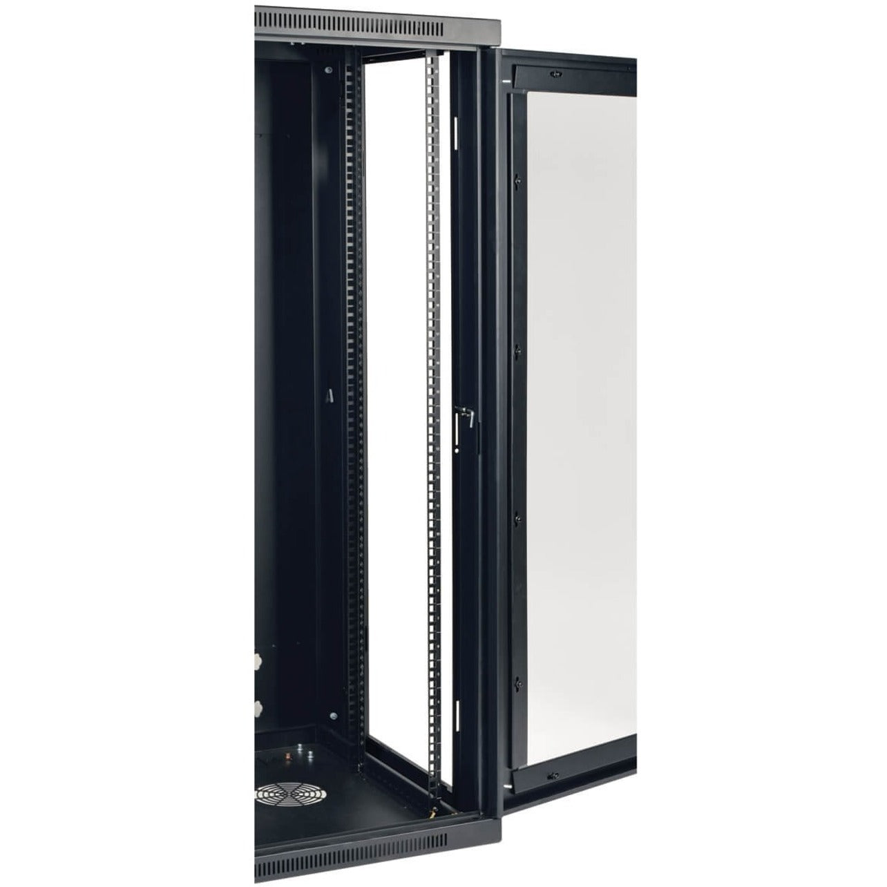 Tripp Lite SRW26USG SmartRack 26U Hinged Standard-Depth Plexiglass Rack Cabinet, Cable Management, LAN Switch, Patch Panel