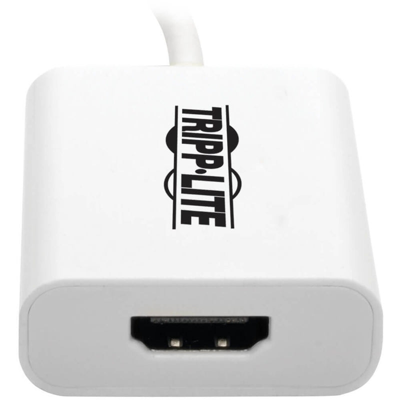 Close-up detail of Tripp Lite adapter's HDMI port