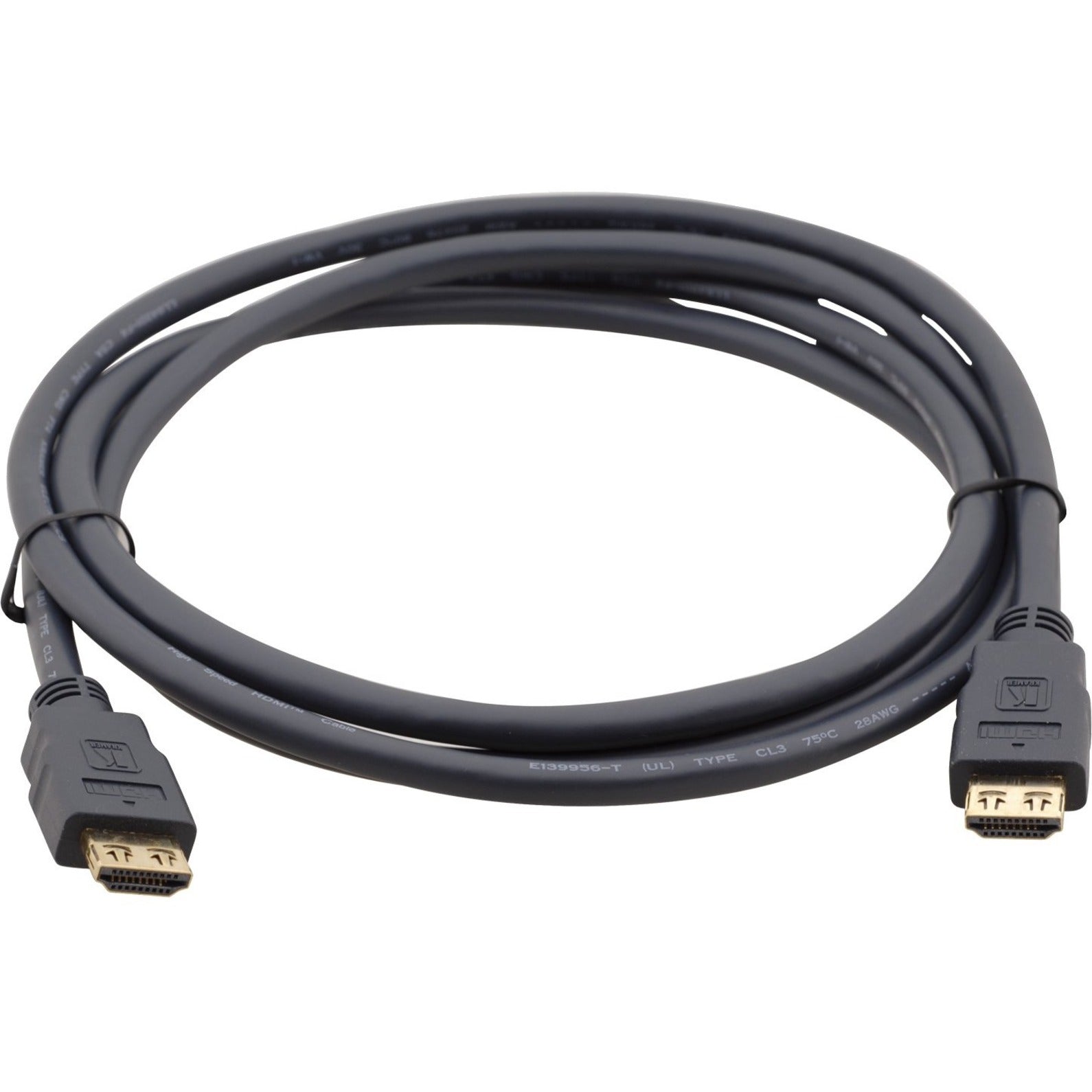 Kramer 97-0101035 Standard HDMI (M) to HDMI (M) Cable, 35 ft, Gold Plated, K-Lock, Molded