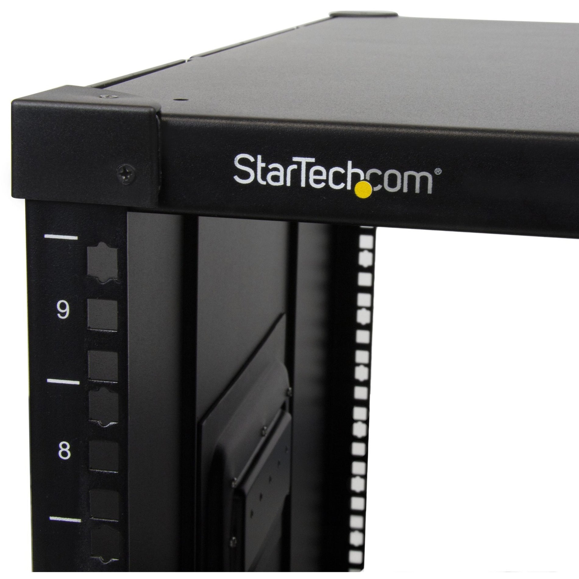 StarTech.com RK960CP Portable Server Rack with Handles - Rolling Cabinet - 9U, Easy Assembly, Casters, Black