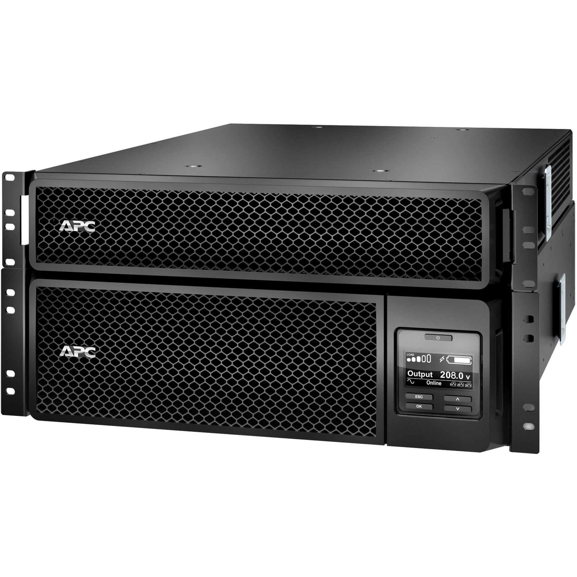 Detailed view of APC Smart-UPS SRT 5000VA showing ventilation and mounting features-alternate-image4