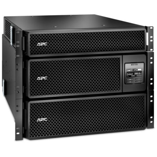 Angled perspective of APC Smart-UPS SRT showing build quality and rack mounting features-alternate-image3