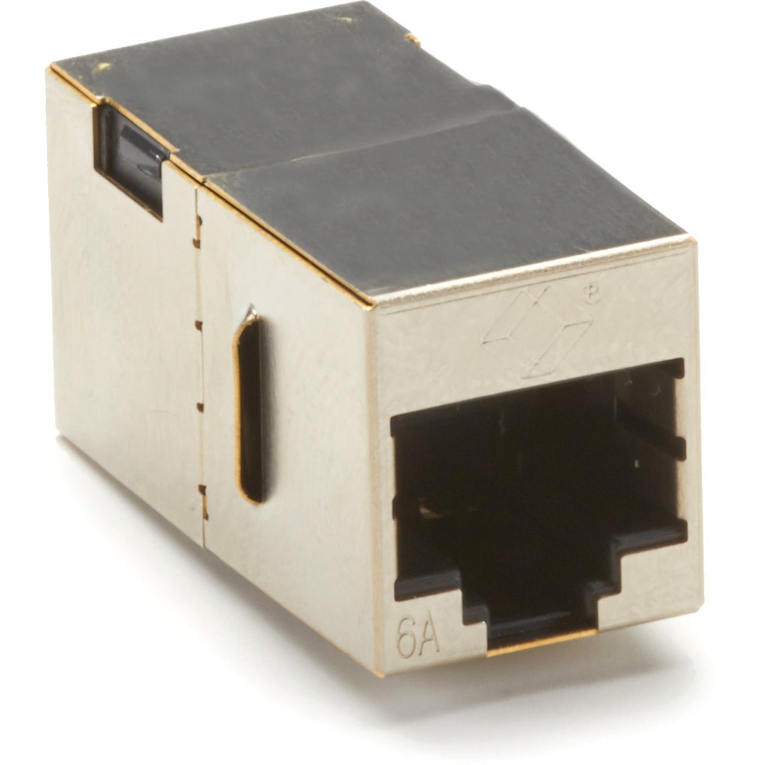 صندوق أسود C6ACP71S-SV كوبلر CAT6A مستقيم معزول، موصل شبكة RJ-45، مطلي بالذهب، ضمان مدى الحياة العلامة التجارية: Black Box