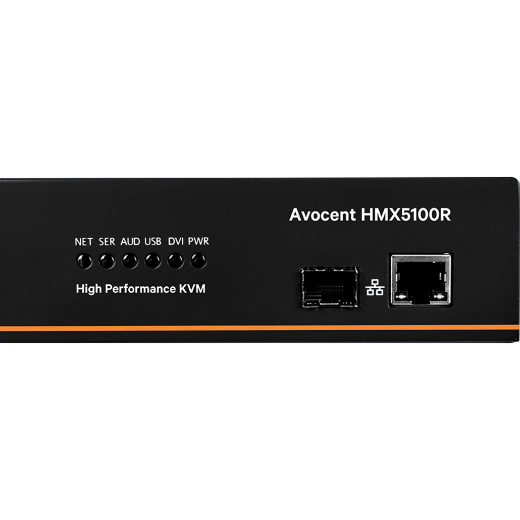 AVOCENT HMX5100R-001 HMX HMX5100R KVM Console, High Performance KVM Extender, Single Receiver, DVI-D Audio SFP