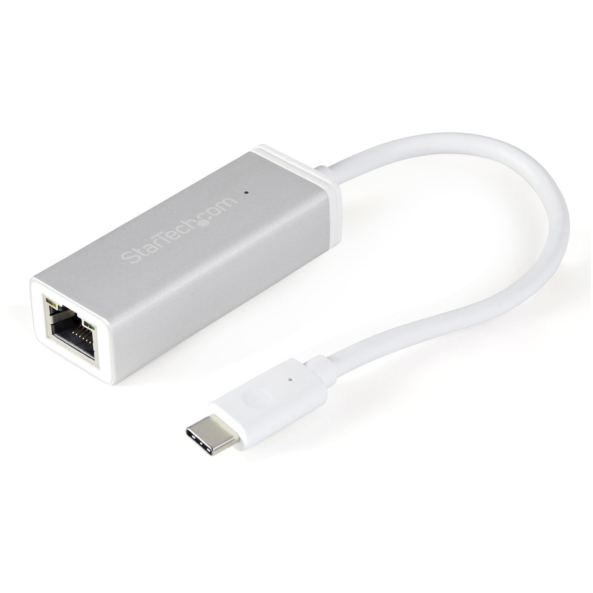 StarTech.com US1GC30A USB-C to Gigabit Network Adapter - Silver, Sleek Aluminum Housing, USB Type-C to Ethernet Converter