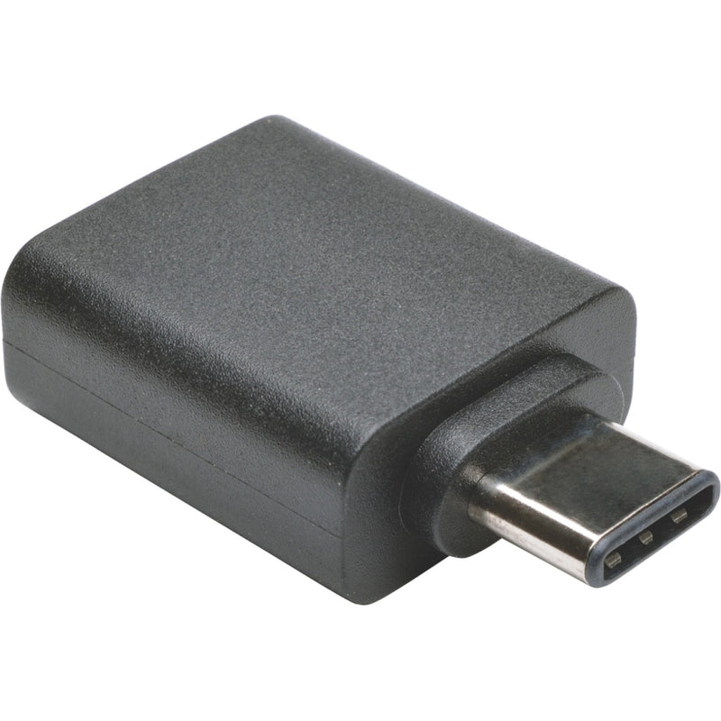 Side view of Tripp Lite USB-C to USB-A adapter showing USB Type-C connector