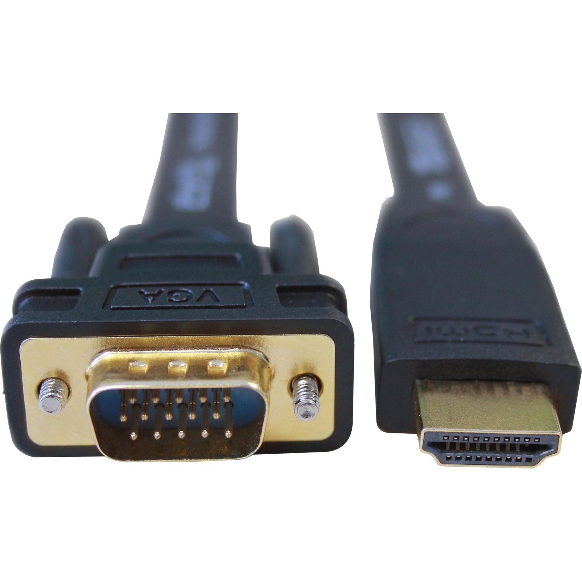 普莱格可 HDMI-VGA HDMI 到 VGA 主动适配器电缆，6英尺，支持 1920 x 1080 分辨率 普莱格可