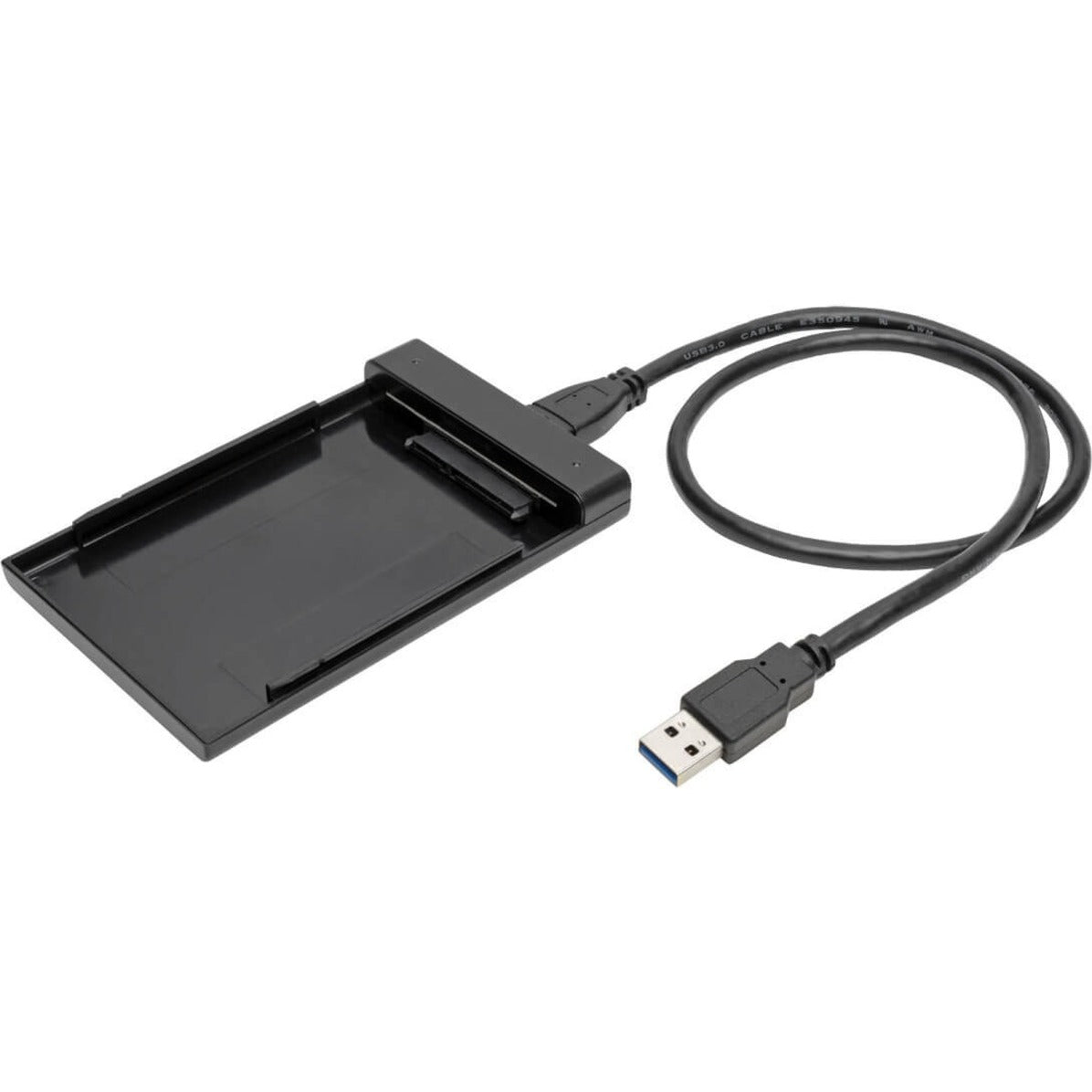 تريپ لايت U357-025-UASP USB 3.0 سوبر سبيد صندوق استقبال خارجي لمحركات الأقراص الصلبة SATA مقاس 2.5 إنش، ضمان 3 سنوات، متوافق مع أجهزة جوجل كروم بوك