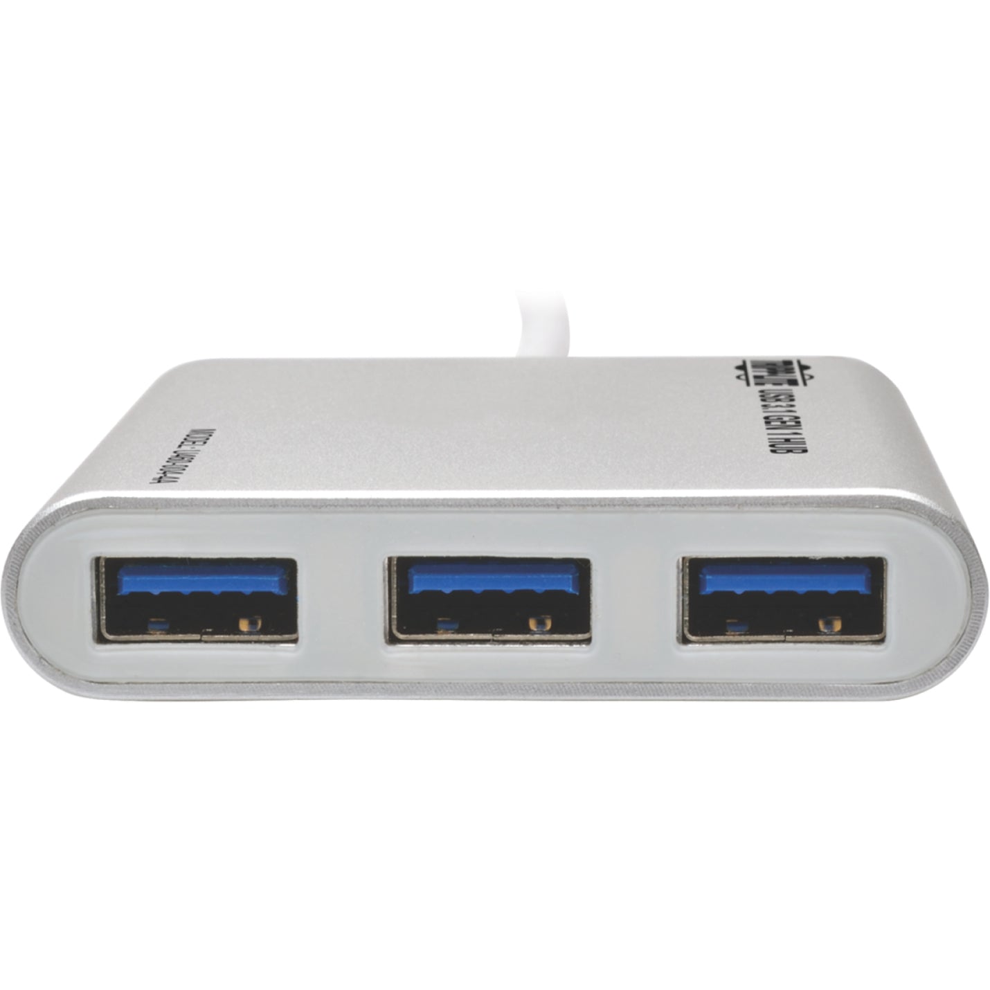Tripp Lite U460-004-4A 4-端 口 可携带 USB 3.1 Gen 1 集线器，铝制，3 年 保修，RoHS 认证 Tripp Lite特力品 特力品