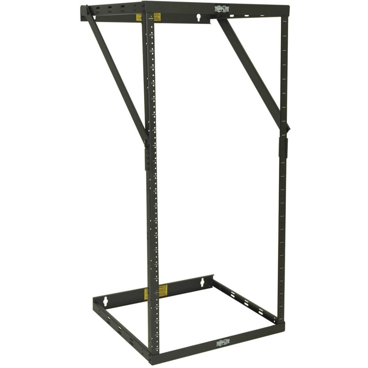 Vertical view of Tripp Lite SRWO8U22MD showing full frame height and mounting rail configuration-alternate-image3