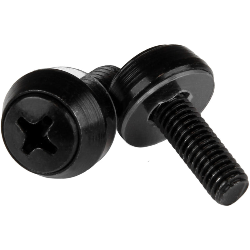 Close-up view of black M5 mounting screw showing Phillips head design and threaded shaft