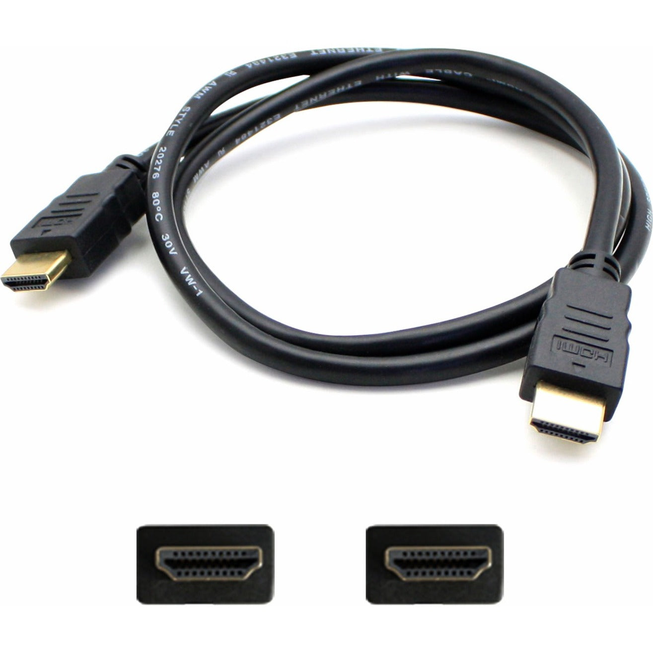 AddOn HDMIHSMM35 10.67m (35.00ft) HDMI 1.4 Male to Male Black Cable, High-Speed, ARC Supported