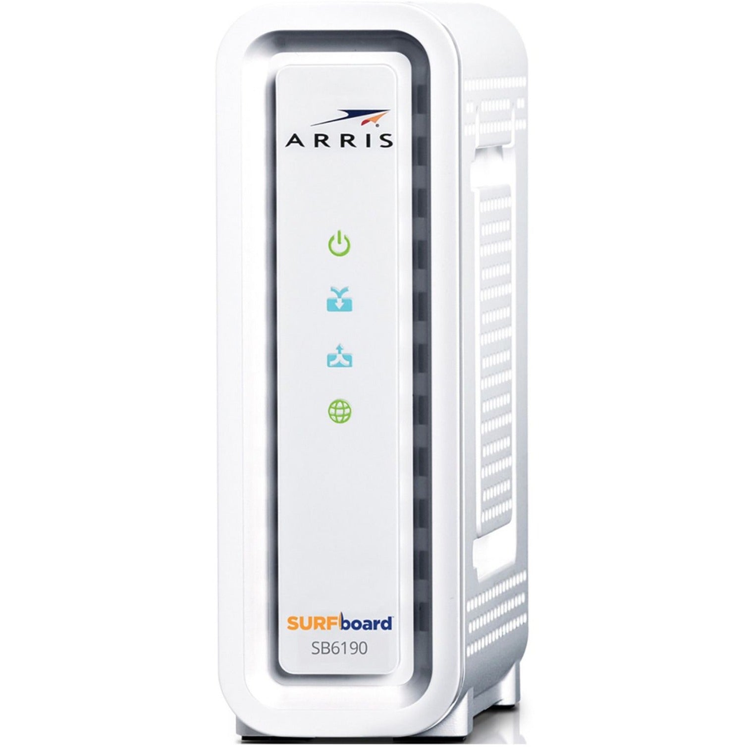 SURFboard 1000031 Cable Modem SB6190 DOCSIS 3.0 - White, High-Speed Internet Connection for Home and Office