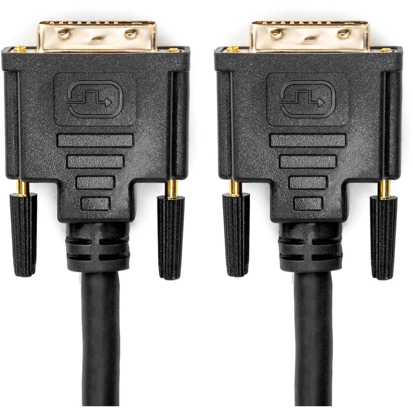 Rocstor Y10C109-B1 DVI-D Dual Link Display Cable (m/m) Black, Corrosion Resistant, 6 ft, 9.9 Gbit/s