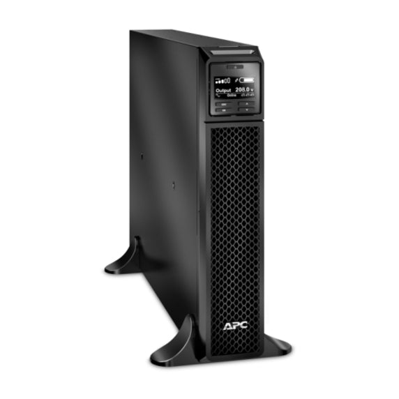 Side angle view of APC Smart-UPS SRT 3000VA showing cooling system design