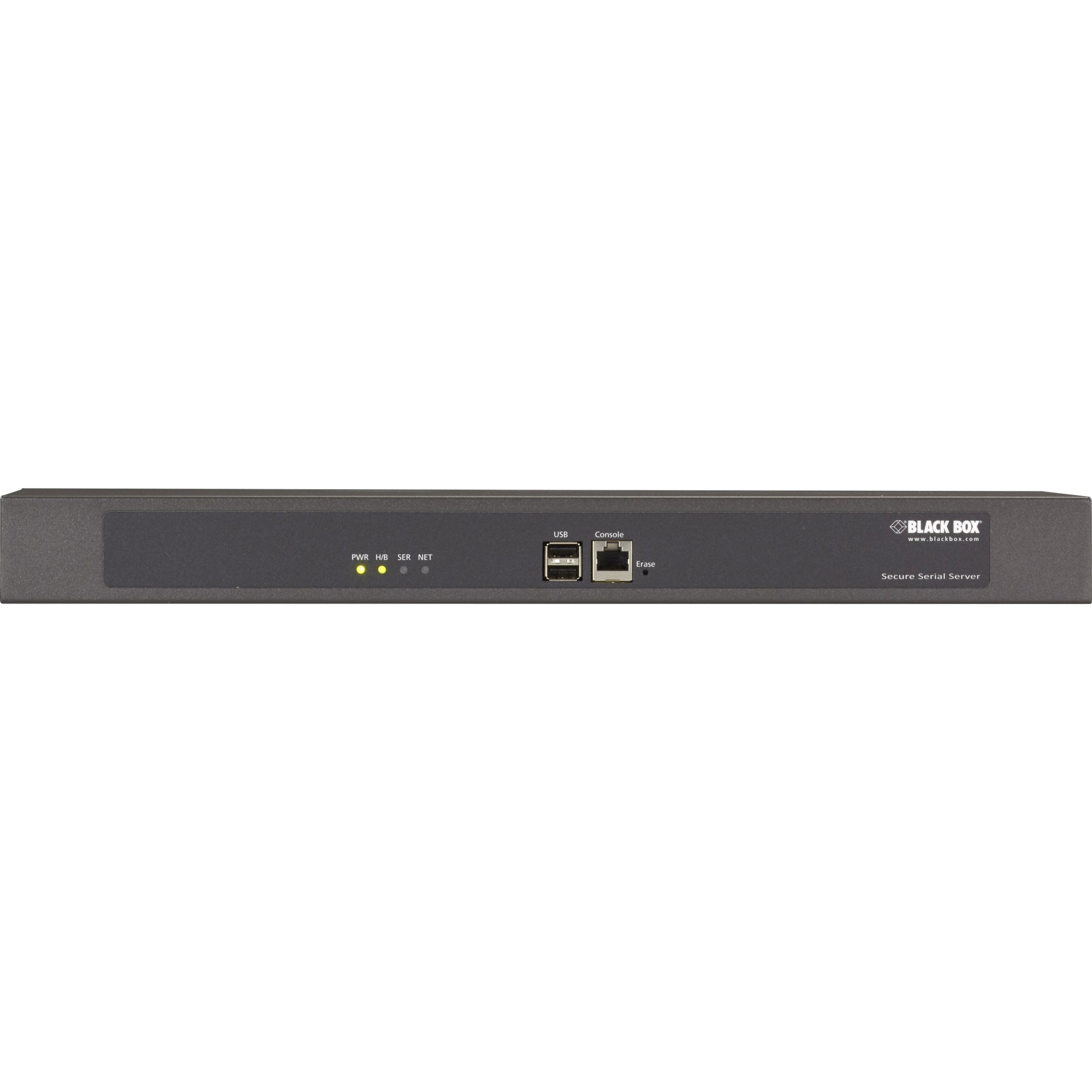 Serveur de périphériques Black Box LES1548A LES1500 serveur série sécurisé 48 ports avec connecteur Cisco supports de montage en rack et matériel garantie limitée de 4 ans.