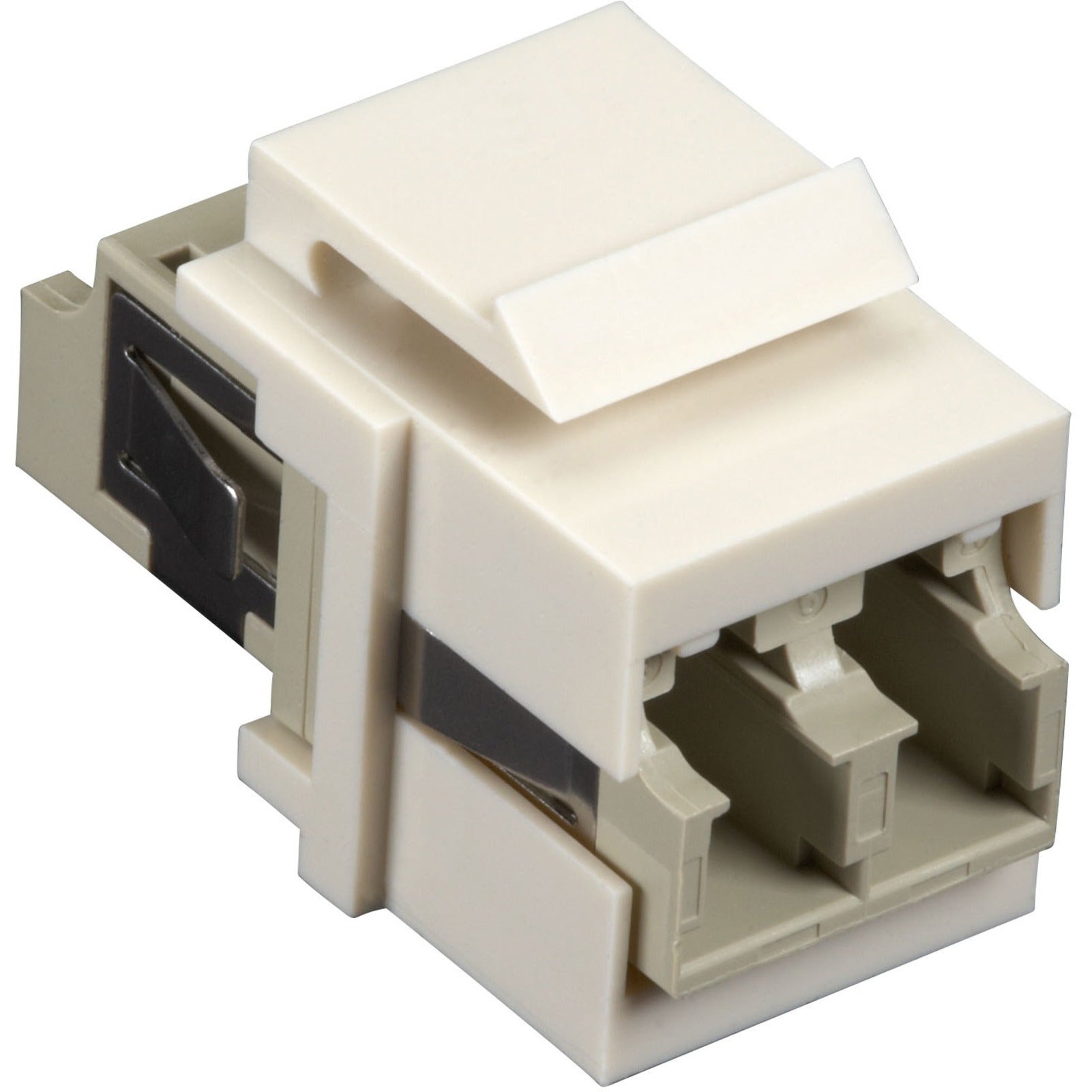 Black Box FMT354-R3 Keystone Snap Fitting - LC, Office White, Network Adapter