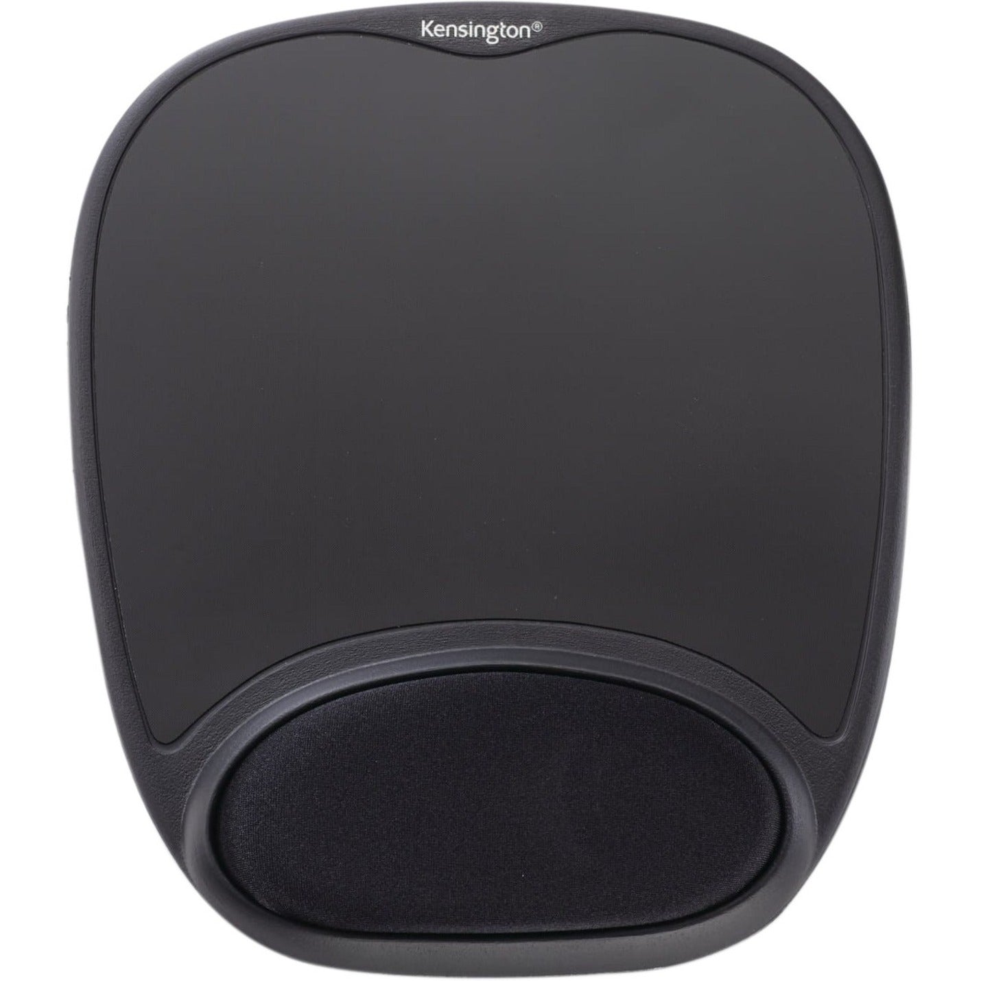 Kensington K62386AM Comfort Gel Mouse Pad - Black, Ergonomic Design for Comfortable Mouse Navigation