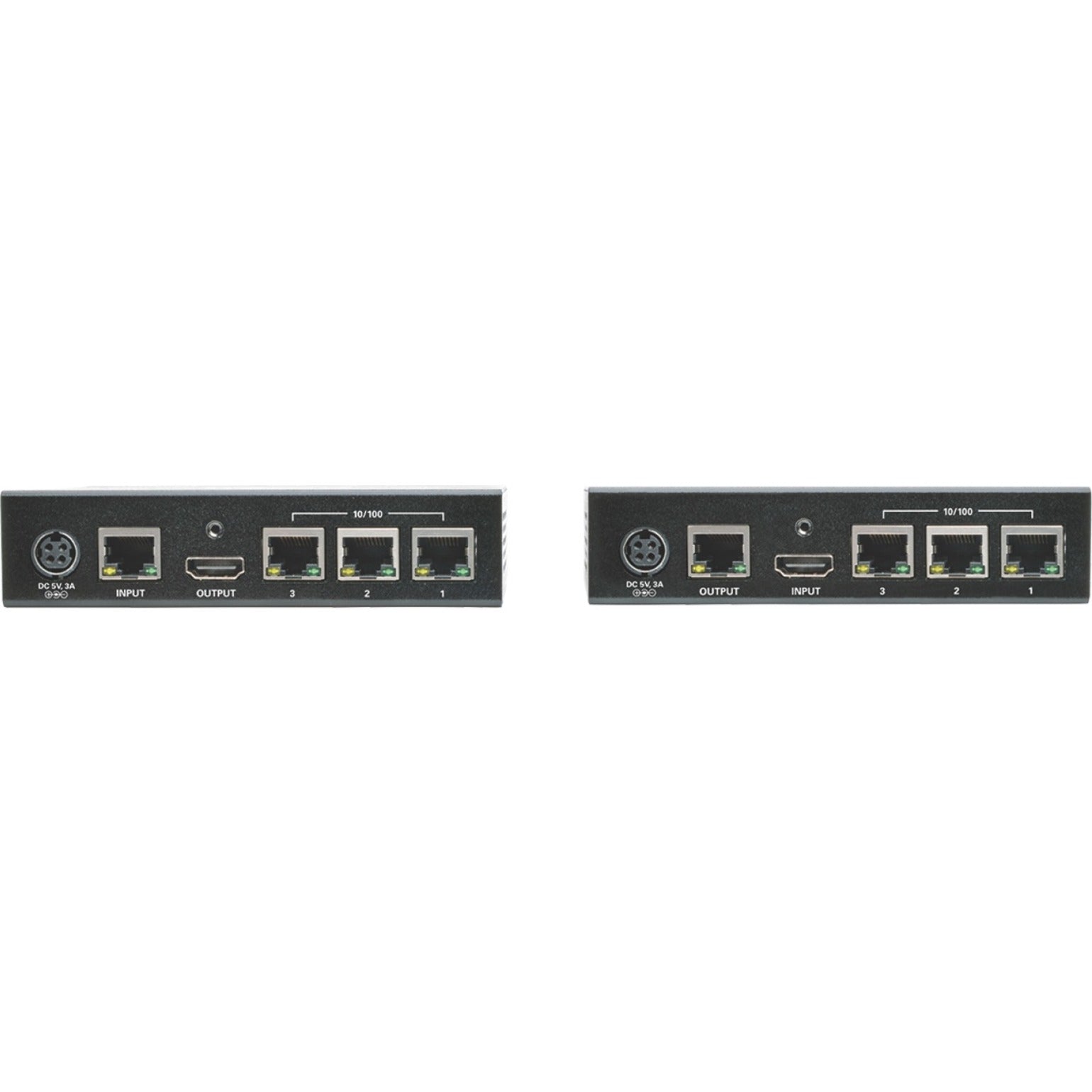 Side-by-side comparison of transmitter and receiver unit bottom panels showing identical port layouts-alternate-image2