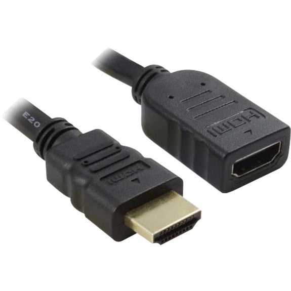 Câble d'extension audio/vidéo HDMI Unirise HDMI-MF-25F avec Ethernet 25 pieds Taux de transfert de données de 102 Gbit/s