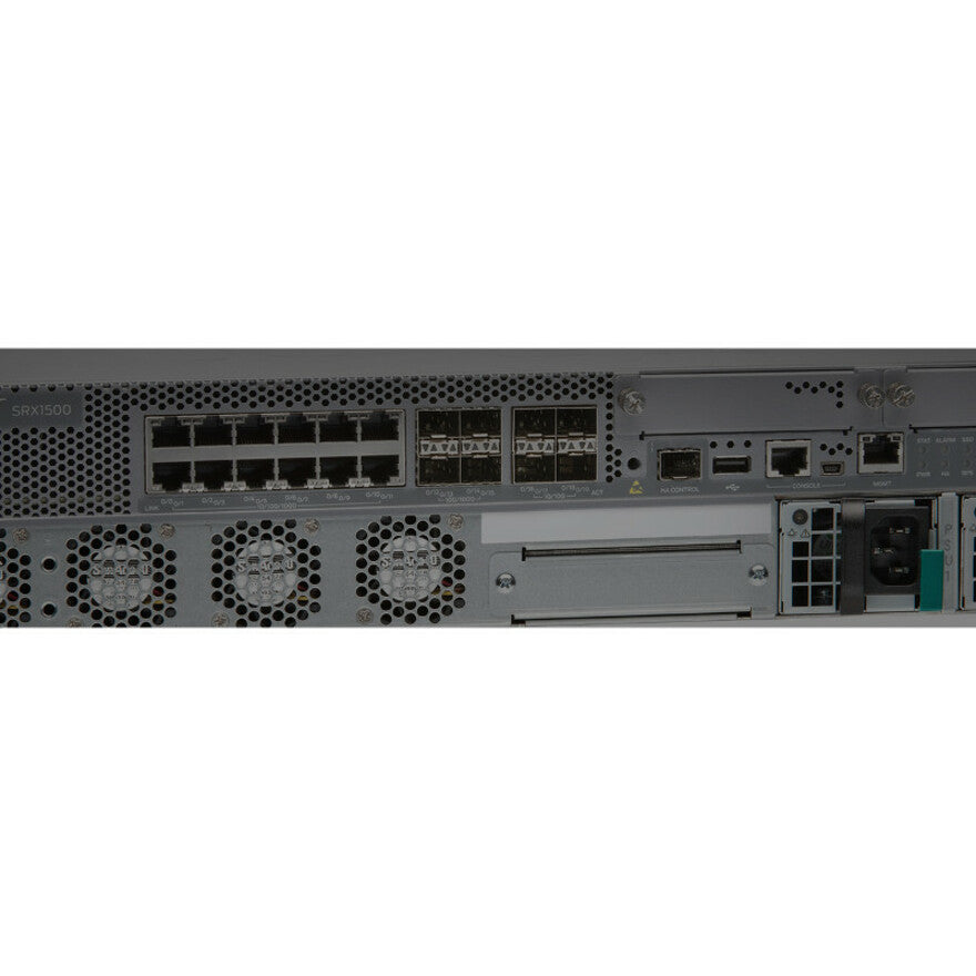 Juniper SRX1500-AC SRX1500 Network Security/Firewall Appliance, Intrusion Prevention, Application Control, Threat Protection