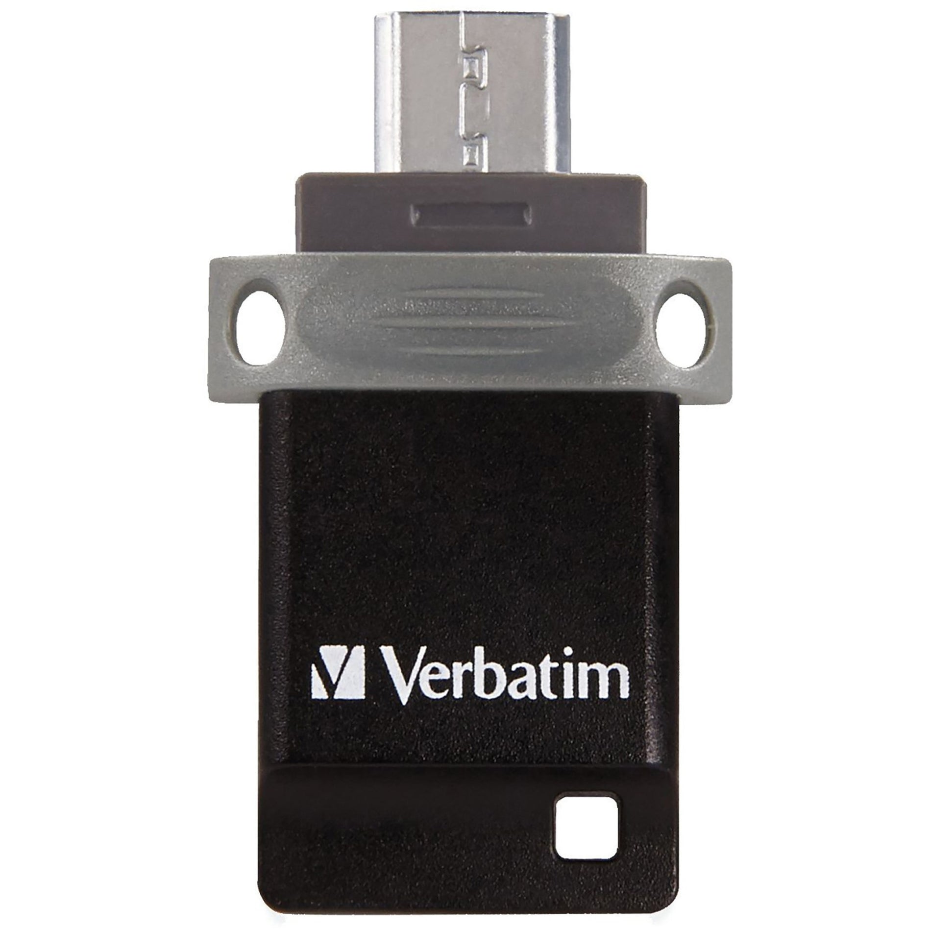 Verbatim 99140 Store 'n' Go Dual USB Flash Drive 64GB Black/Gray Verbatim (ベルバチム) 99140 ストア 'n' ゴーデュアル USB フラッシュドライブ、64GB、ブラック/グレー