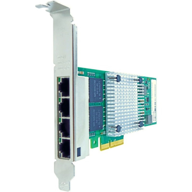 Axiom 10/100/1000Mbs Quad Port RJ45 PCIe x4 NIC Card for HP - 665240-B21  (665240-B21-AX)