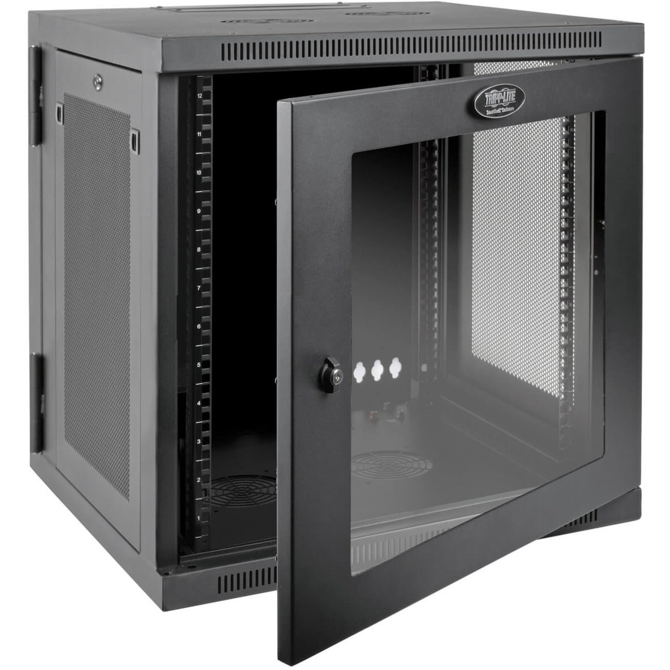 Tripp Lite SRW12USDPG SmartRack 12U UPS-Depth Wall-Mount Rack Enclosure Cabinet, 5 Year Warranty, RoHS Certified