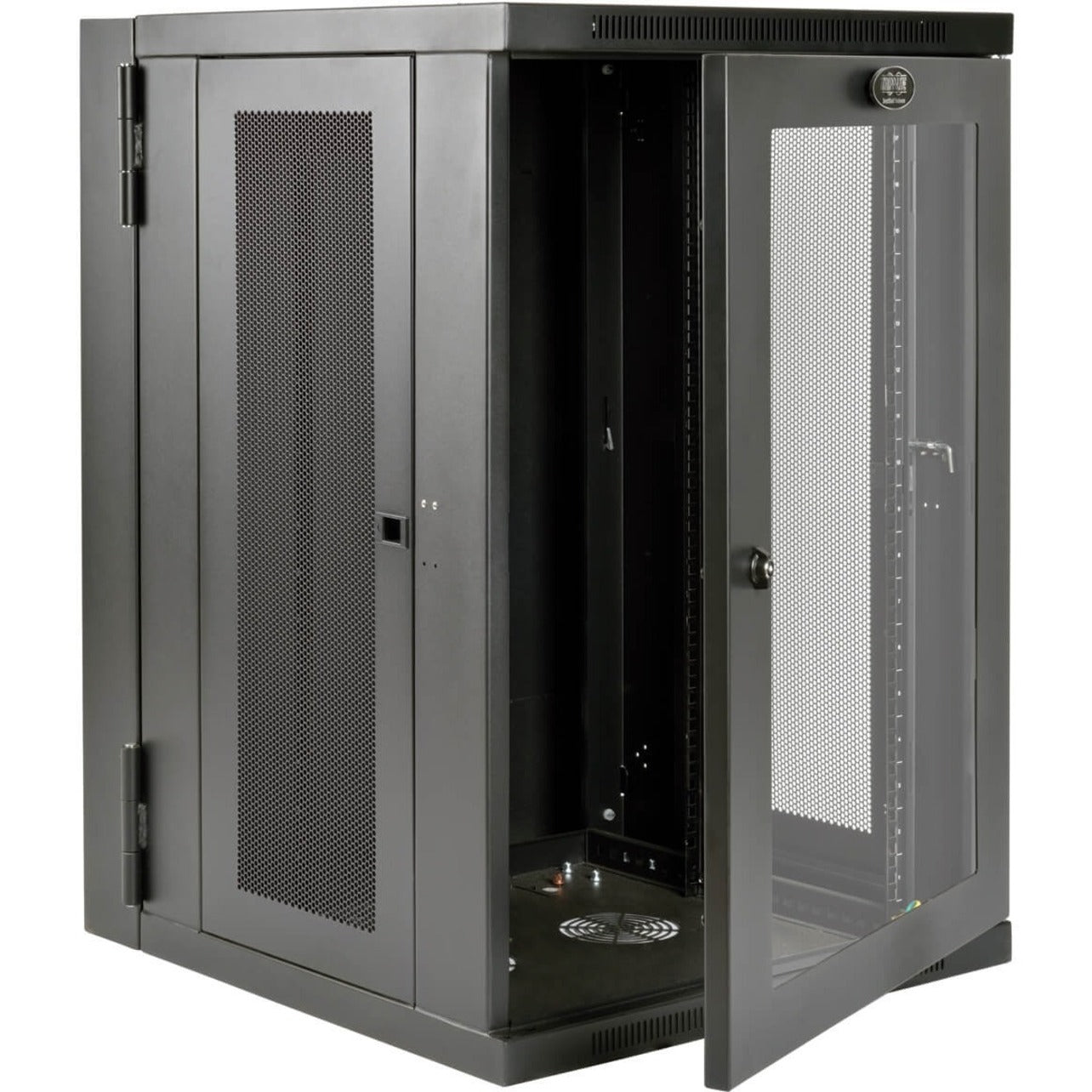 Tripp Lite SRW18USDPG SmartRack 18U UPS-Depth Wall-Mount Rack Enclosure Cabinet Cable Management 250 lb Weight Capacity  Brand: Tripp Lite トリップライト SRW18USDPG SmartRack 18U UPS-Depth ウォールマウントラックエンクロージャーキャビネット、ケーブル管理、250ポンド重量容量