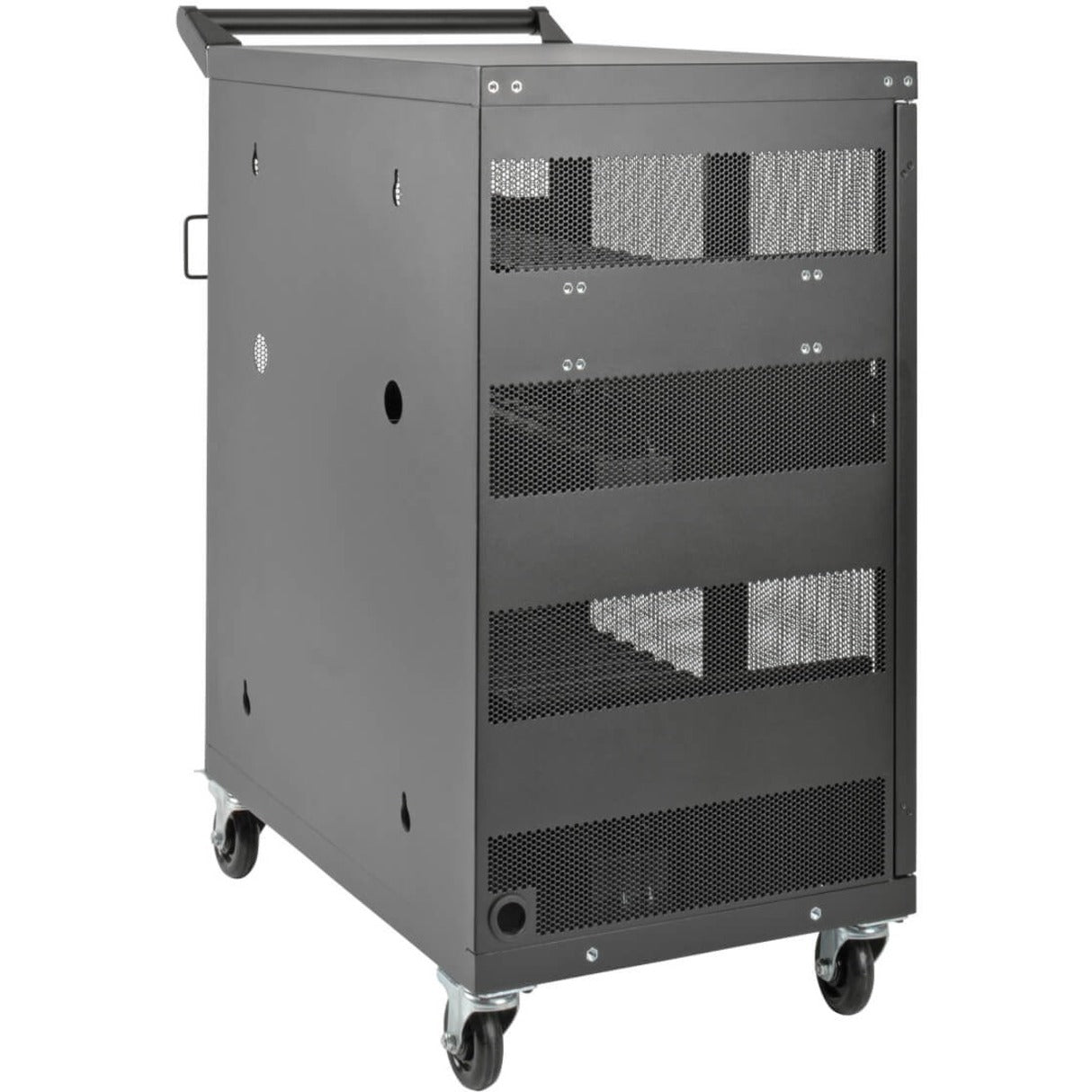 Tripp Lite CSC32AC Chariot de Charge AC pour 32 appareils Résistant aux Effractions Verrouillable Mobilité Robuste Compact Diviseur Réglable Roulettes Non Marquantes Poignée Ergonomique Fini en Époxy