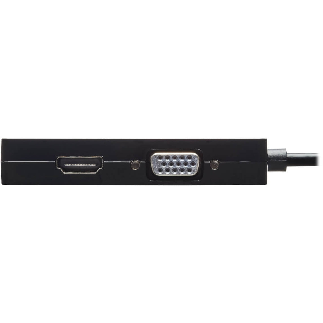 Side view of Tripp Lite P136-06N-HDV-4K adapter showing HDMI and VGA ports-alternate-image4