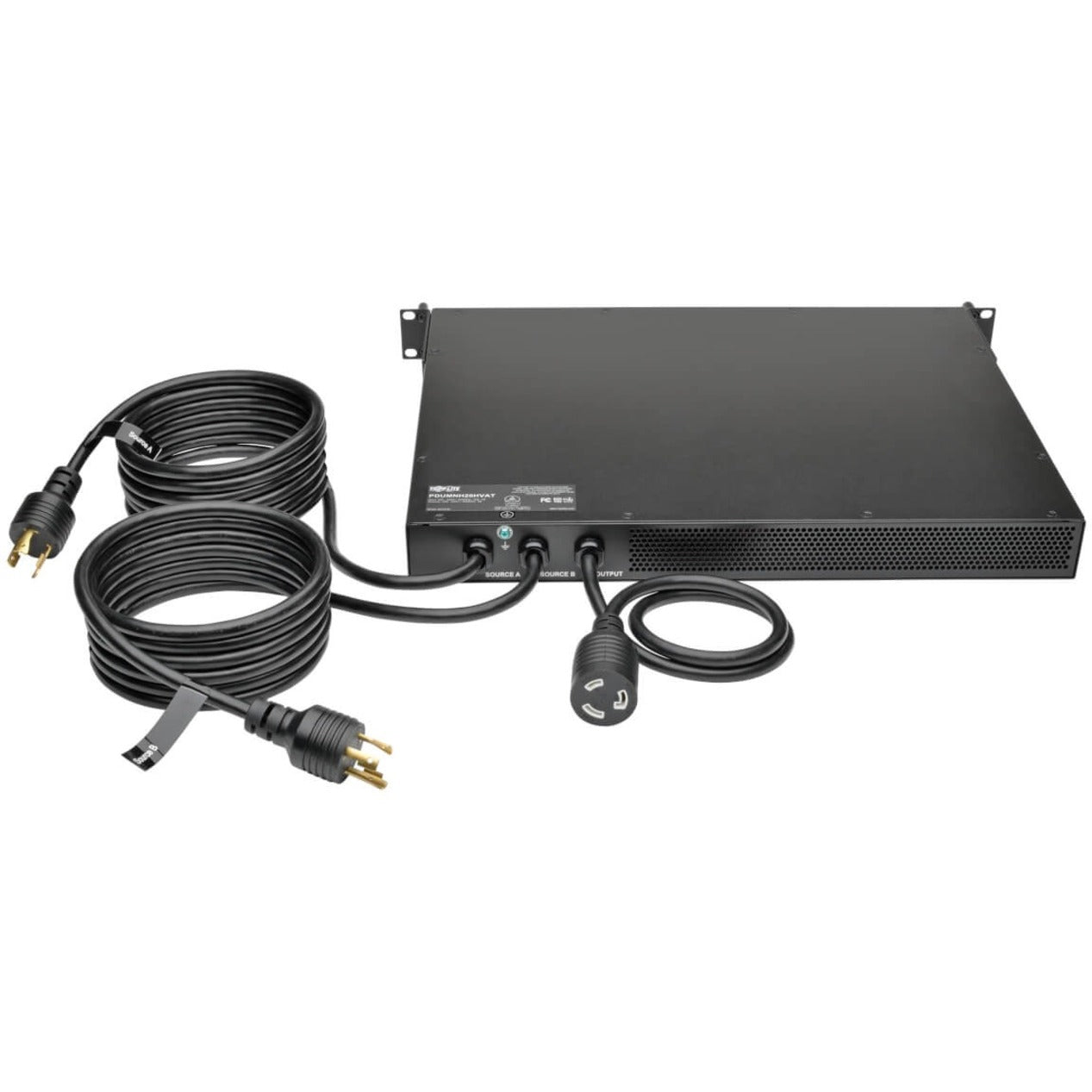 Full product view of Tripp Lite PDU with power cords and mounting accessories-alternate-image4