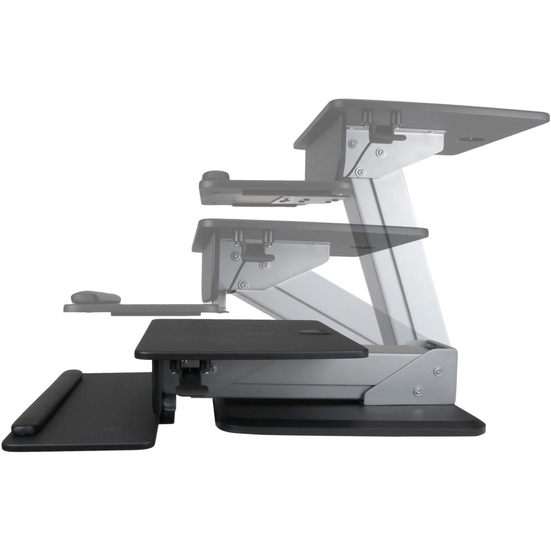 StarTech.com ARMSTS Sit-to-Stand Workstation - One-Touch Height Adjustment, Ergonomic Multipurpose Desktop Riser