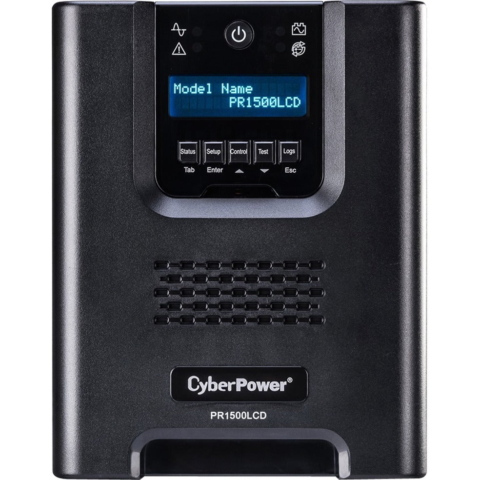 Sistema de UPS CyberPower PR1500LCDN Smart App Sinewave UPS Mini-Torre de 1500VA Energía de Respaldo para Dispositivos de Red Servidores y Más