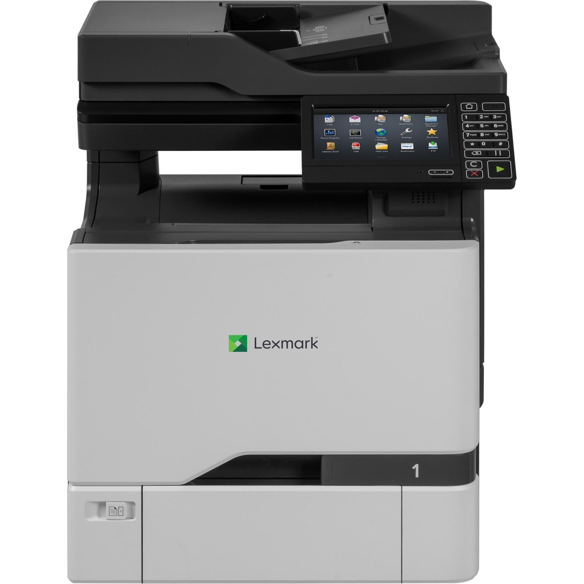 Lexmark 40C9501 CX725dhe Fargeskriver med harddisk automatisk tosidig utskrift 50 ppm utskriftshastighet 1200 x 1200 dpi oppløsning