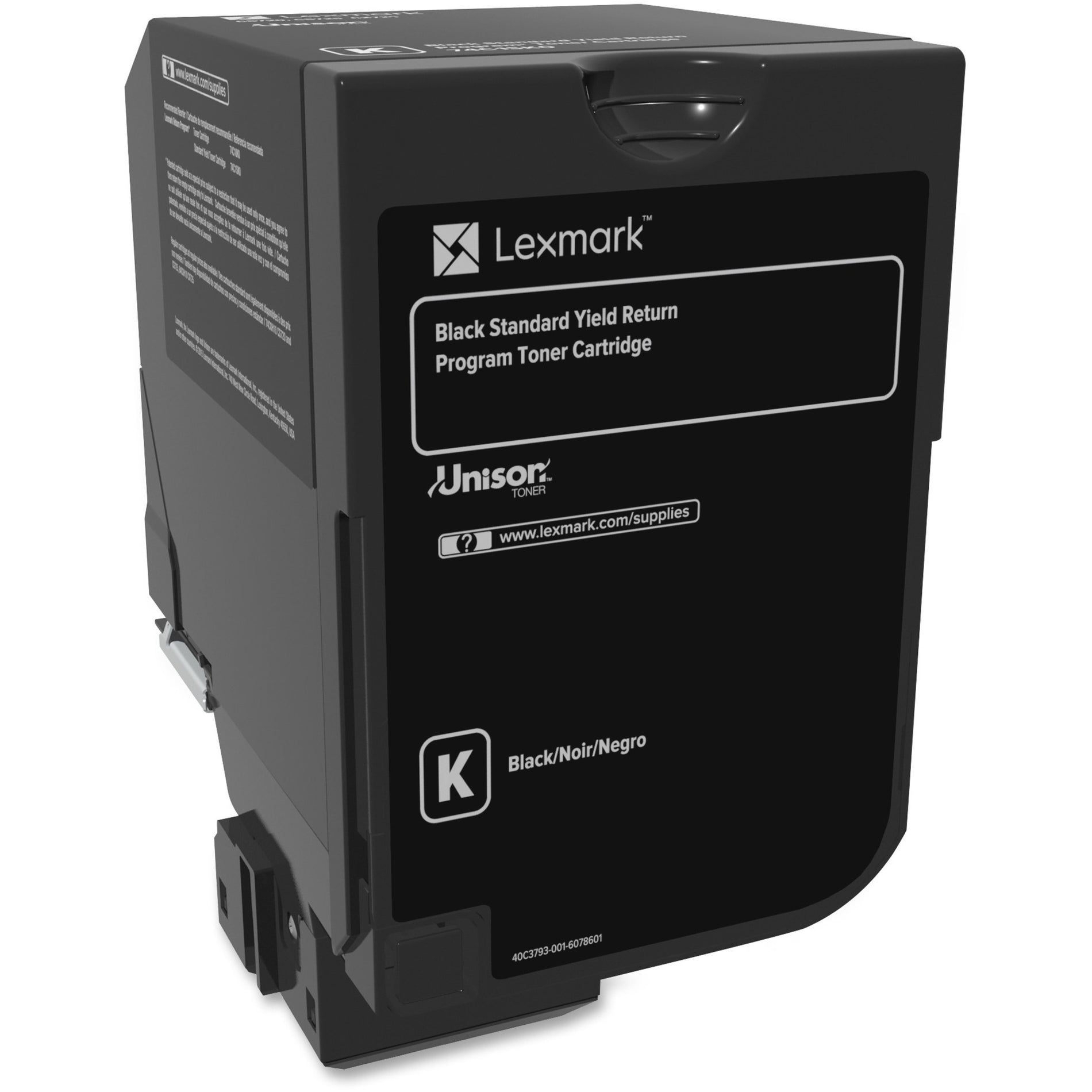 Cartouche de toner standard Lexmark 74C1SK0 CS72 Return Program rendement de 7000 pages noir