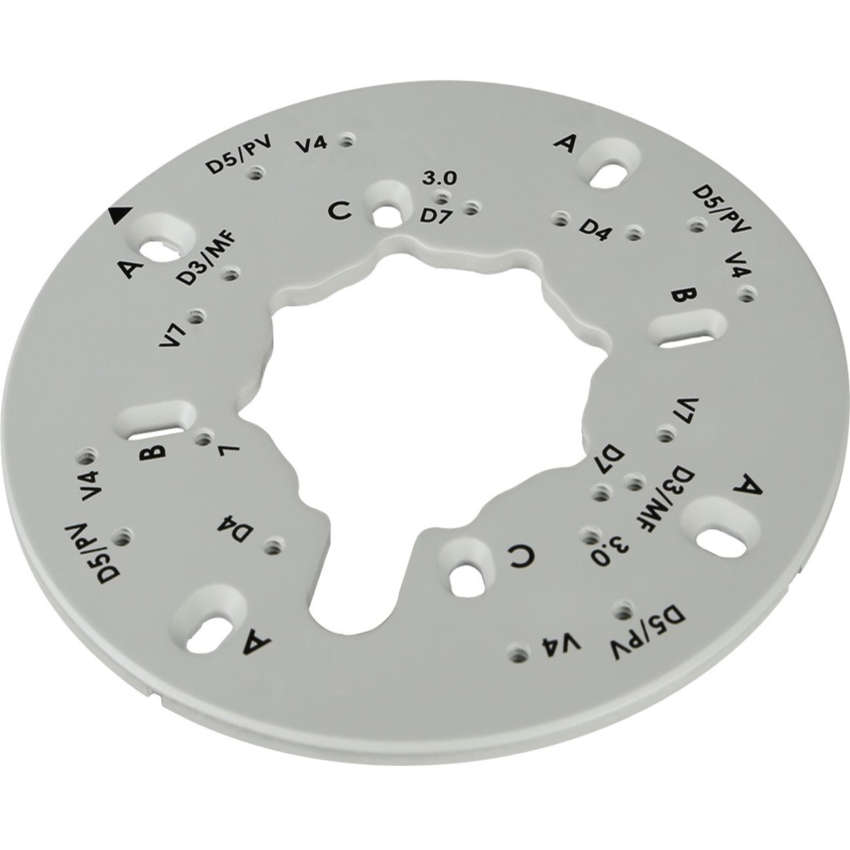 Digital Watchdog DWC-GPLT Converter Plate for Electrical Gang Box - Ivory, NDAA Compliant