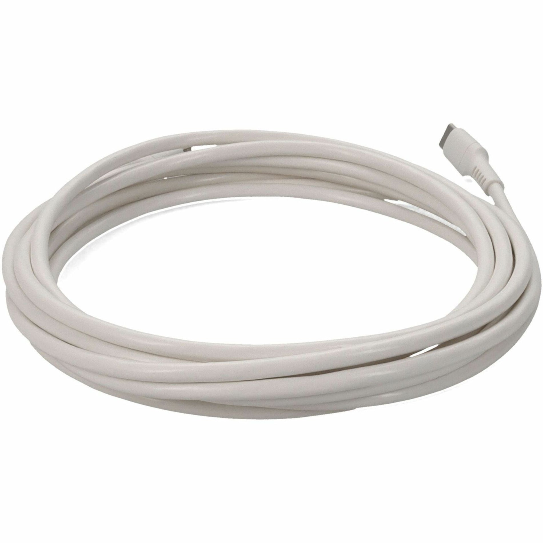 AddOn USBC2LGT1MW Lightning/USB Cable, 3.28 ft, White - Fast Data Transfer