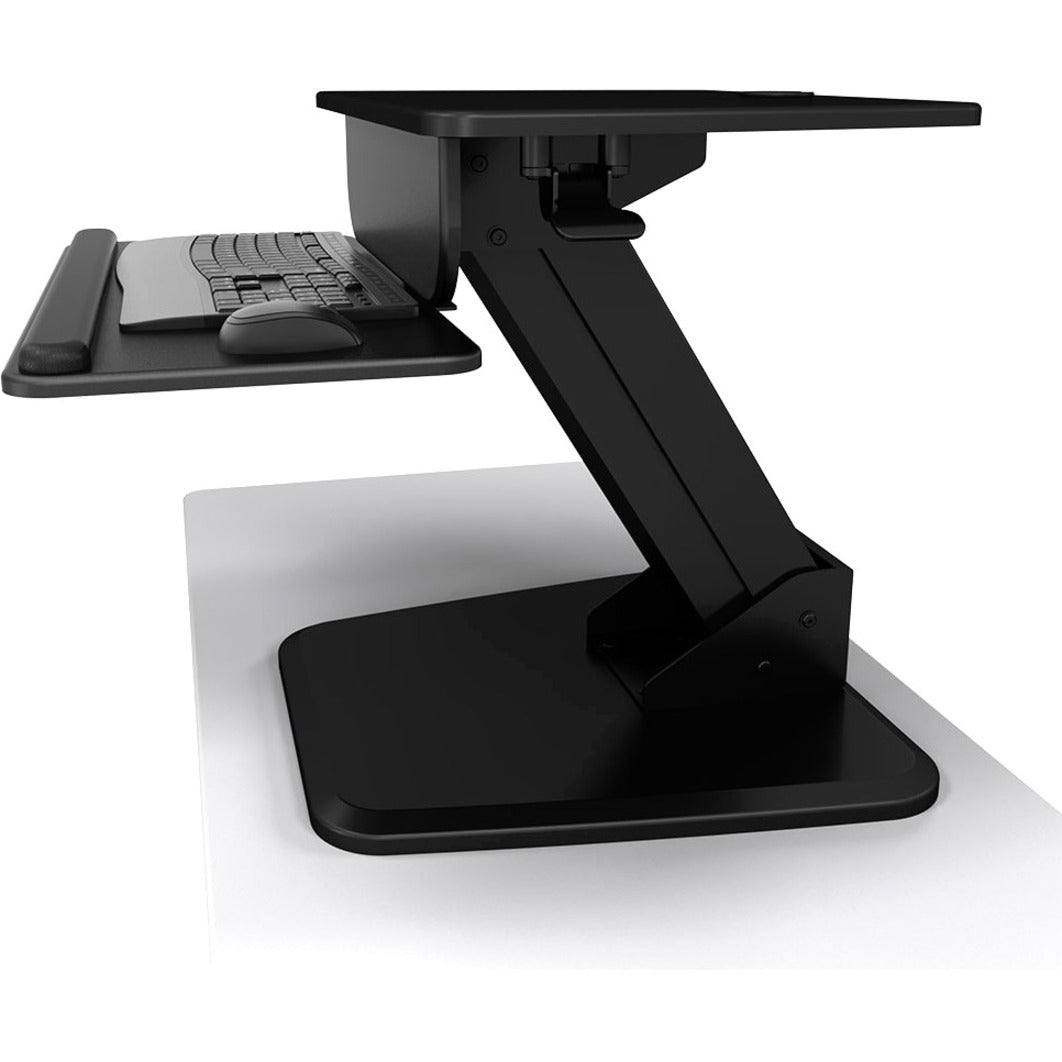 Atdec A-STSFB Sit to Stand Workstation | Freestanding, Ergonomic, Gas Spring, Cable Management